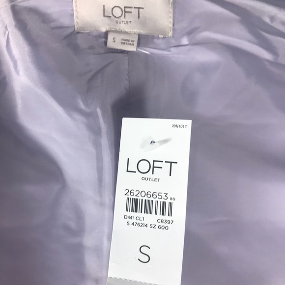 LOFT outlet Lavender winter vest - Picture 5 of 5